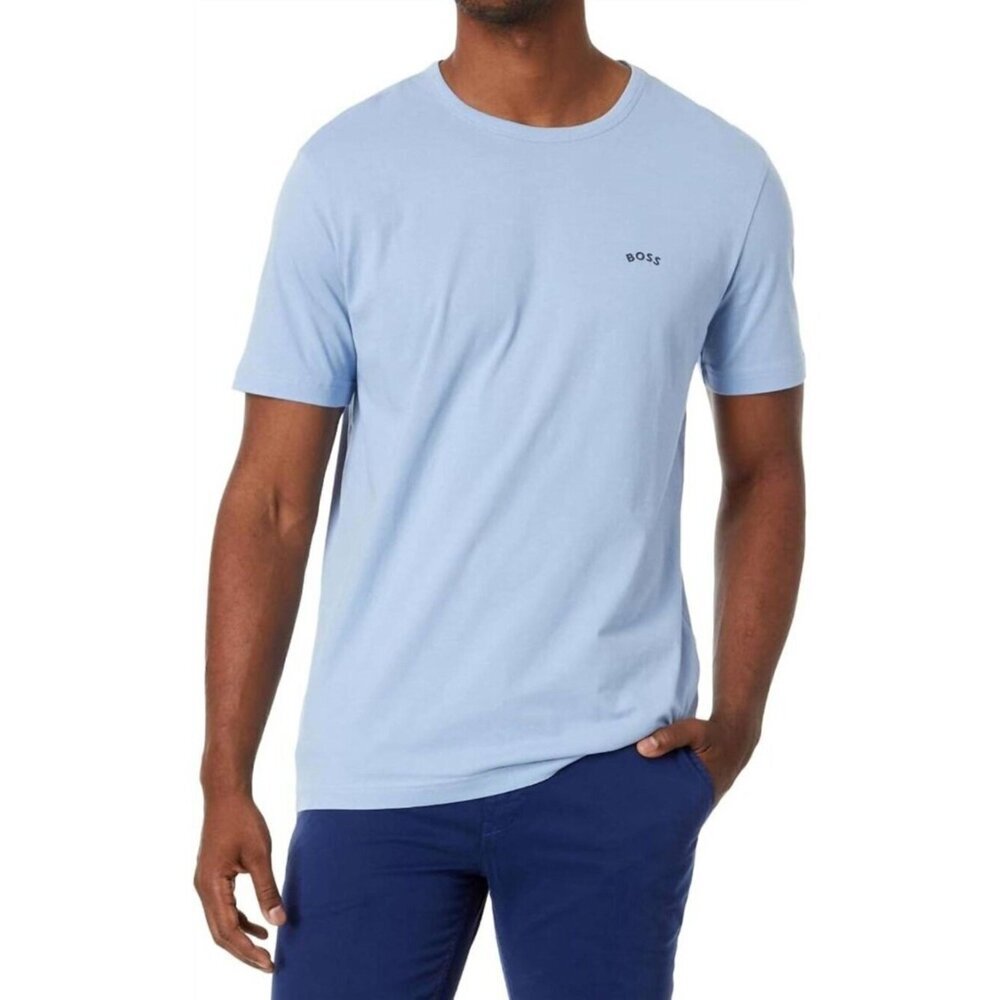 NWT Hugo Boss Men's S Cotton T-Shirt Crew Neck Short Sleeves White C1230